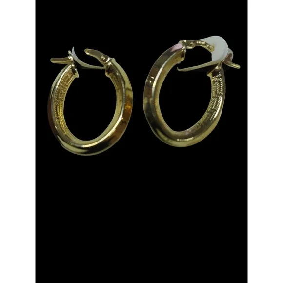 Dolce Vita 18k gold plated Greek loop earrings - Picture 3 of 3